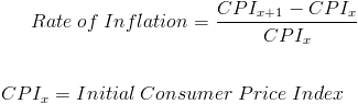 Rate of Inflation - Formula (with Calculator)